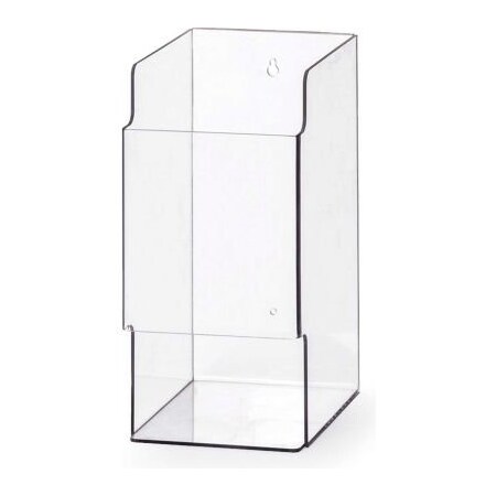 Omnimed Omnimed 305391 Single Acrylic Surgical Glove Box Dispenser, 5-3/4"W x 7"D x 11-3/8"H 305391